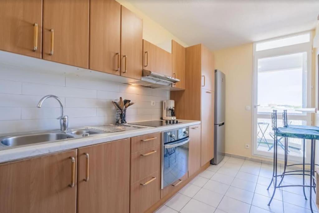 L'Horizon, T3, Terrasse, Pkg, Quartier Antigone Apartamento Montpellier Exterior foto